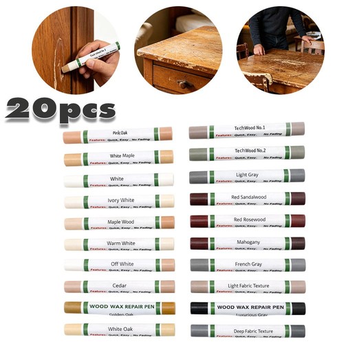 Colors wood repair crayons - 20,
