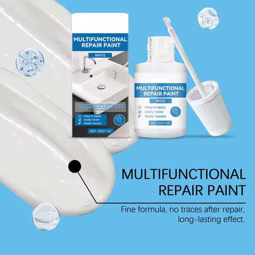 White touch paint repair - touch, up