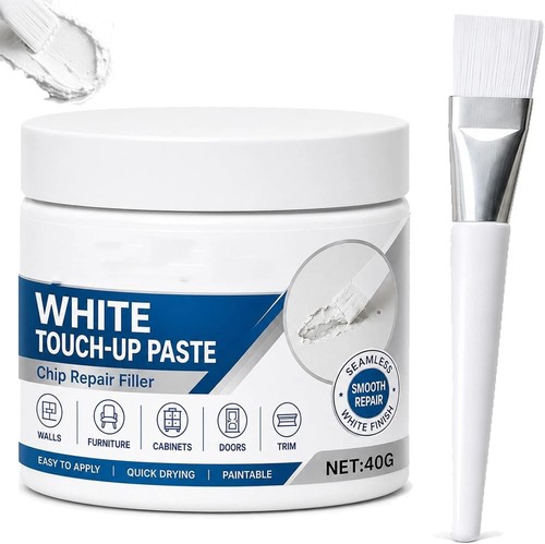 White furniture touch paste - white, touch-up
