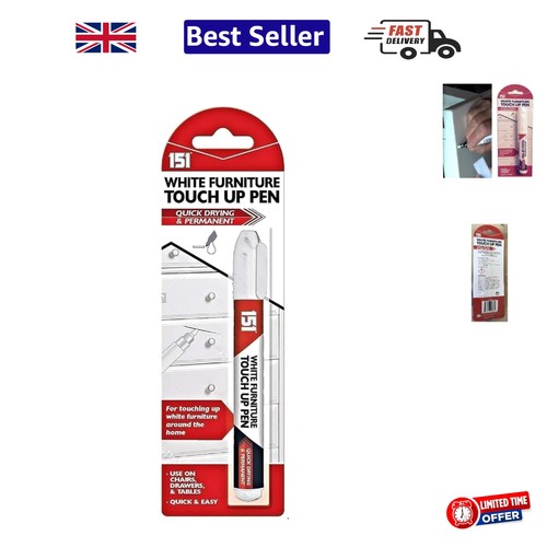 White enamel touch pen - white,