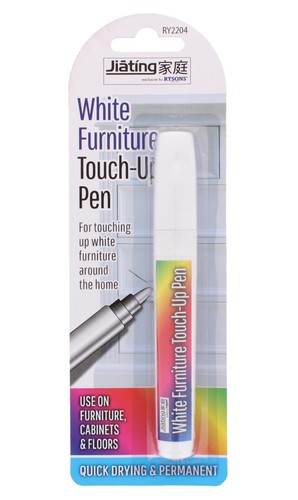 White furniture touch pen - white, up